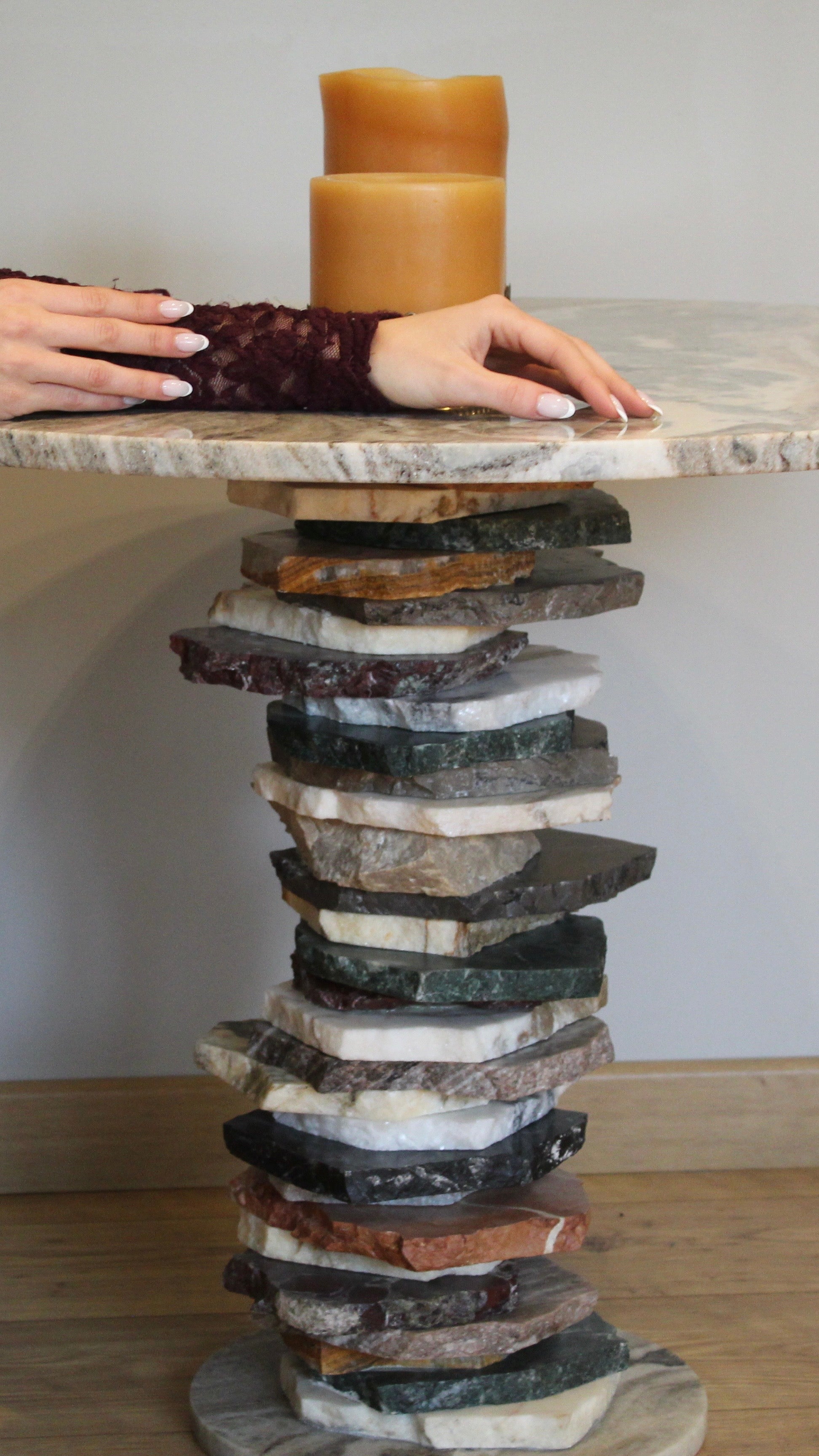 SUPER STAQ’D SIDE TABLE