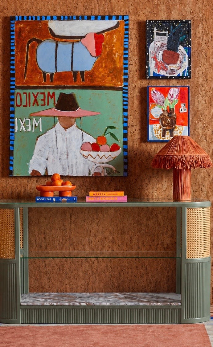 RIBB’D CONSOLE TABLE
