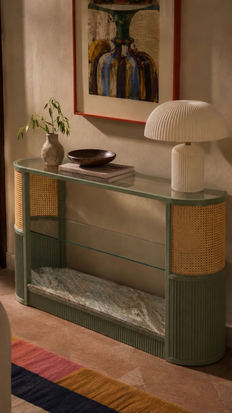 RIBB’D CONSOLE TABLE