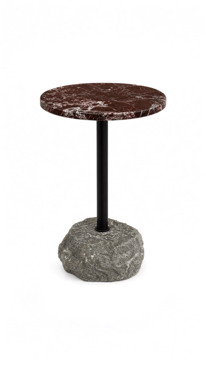 ROCK’D-ROSSO SIDE TABLE