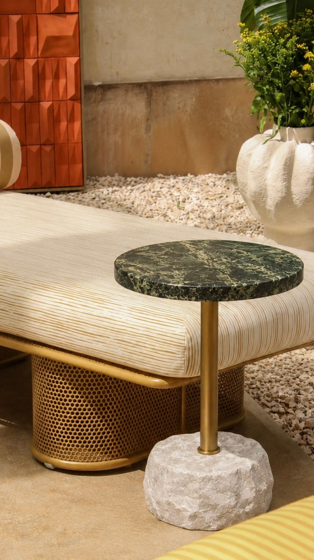 ROCK’D-VERDE SIDE TABLE