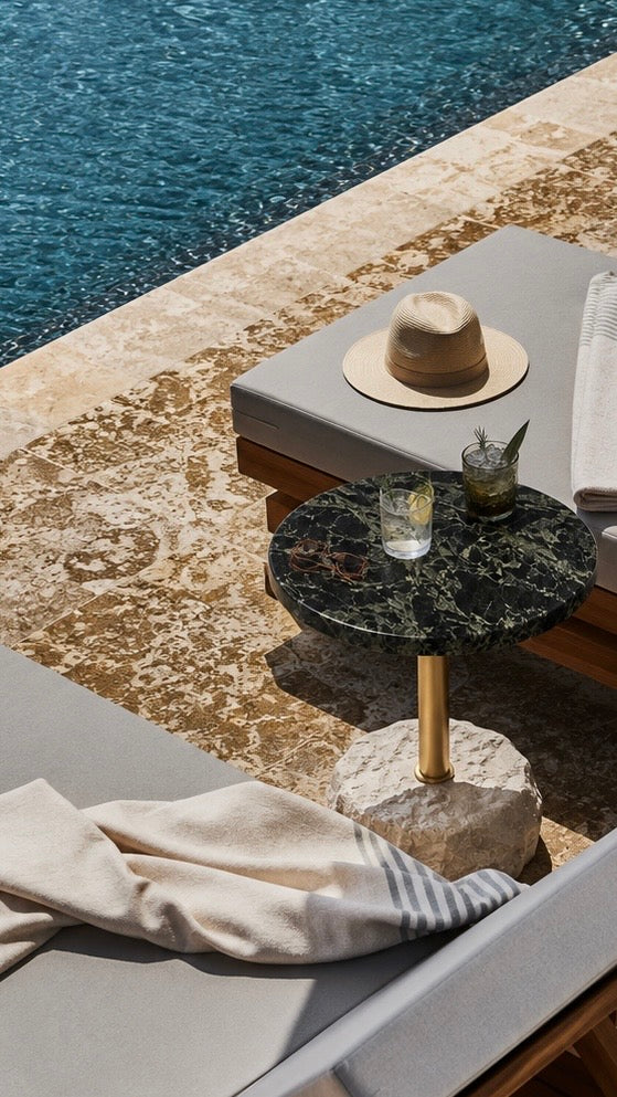 ROCK’D-VERDE SIDE TABLE
