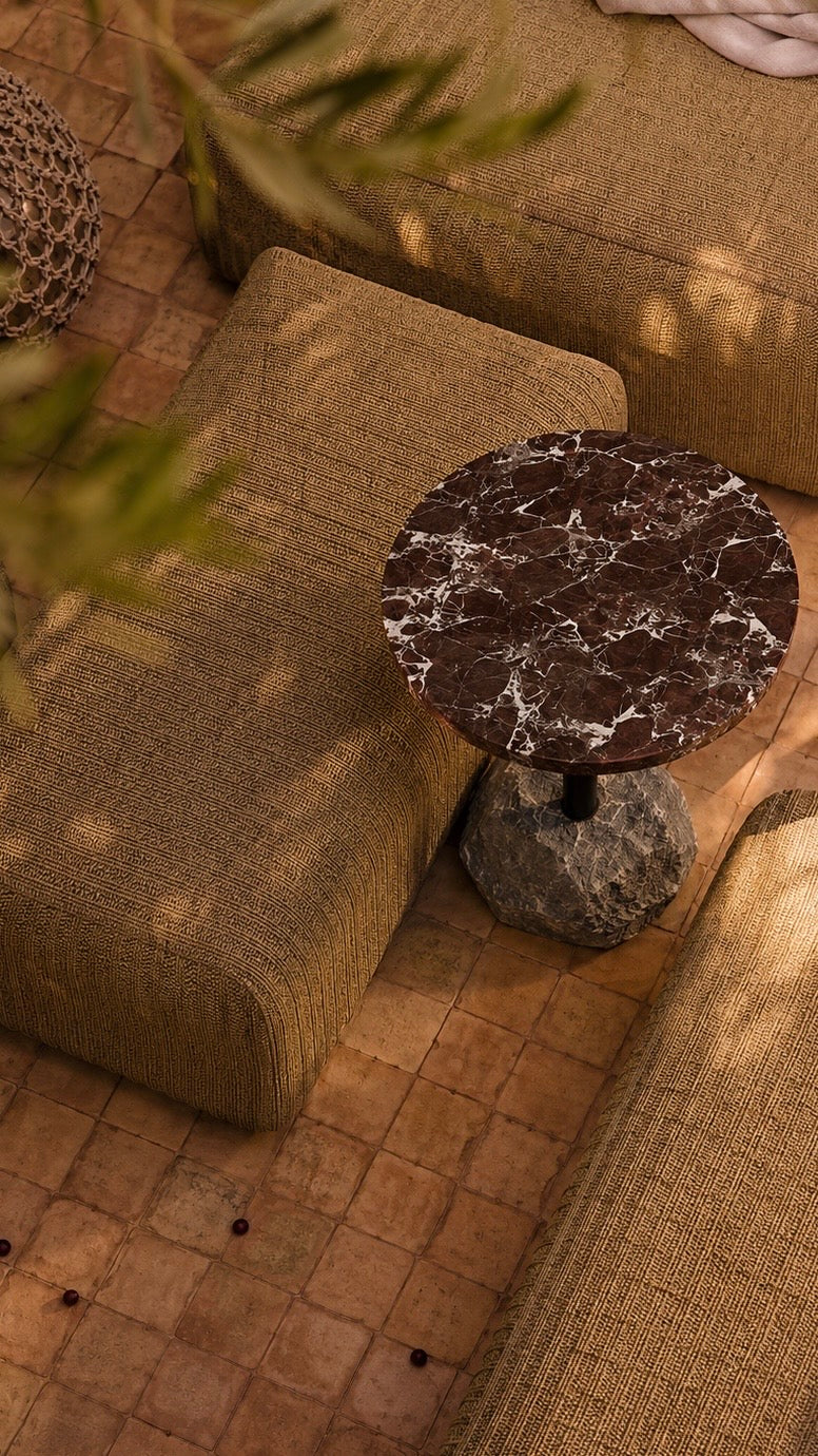 ROCK’D-ROSSO SIDE TABLE