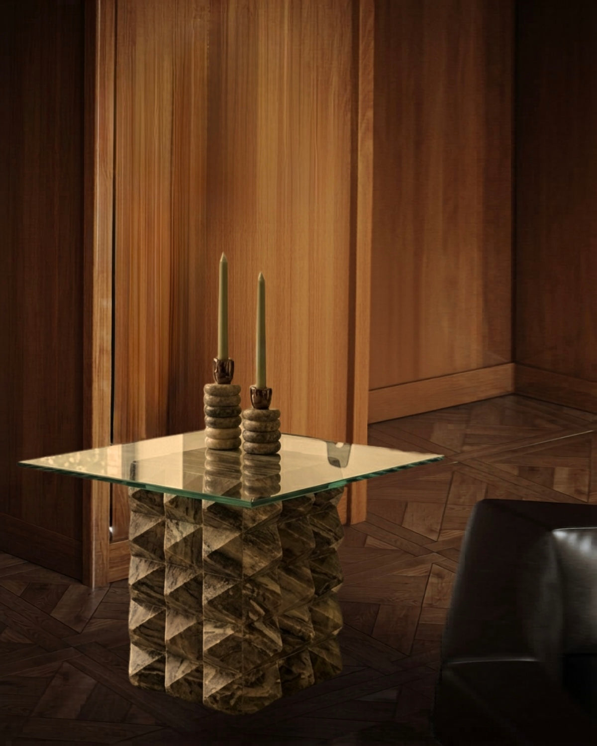 CARV’D SIDE TABLE